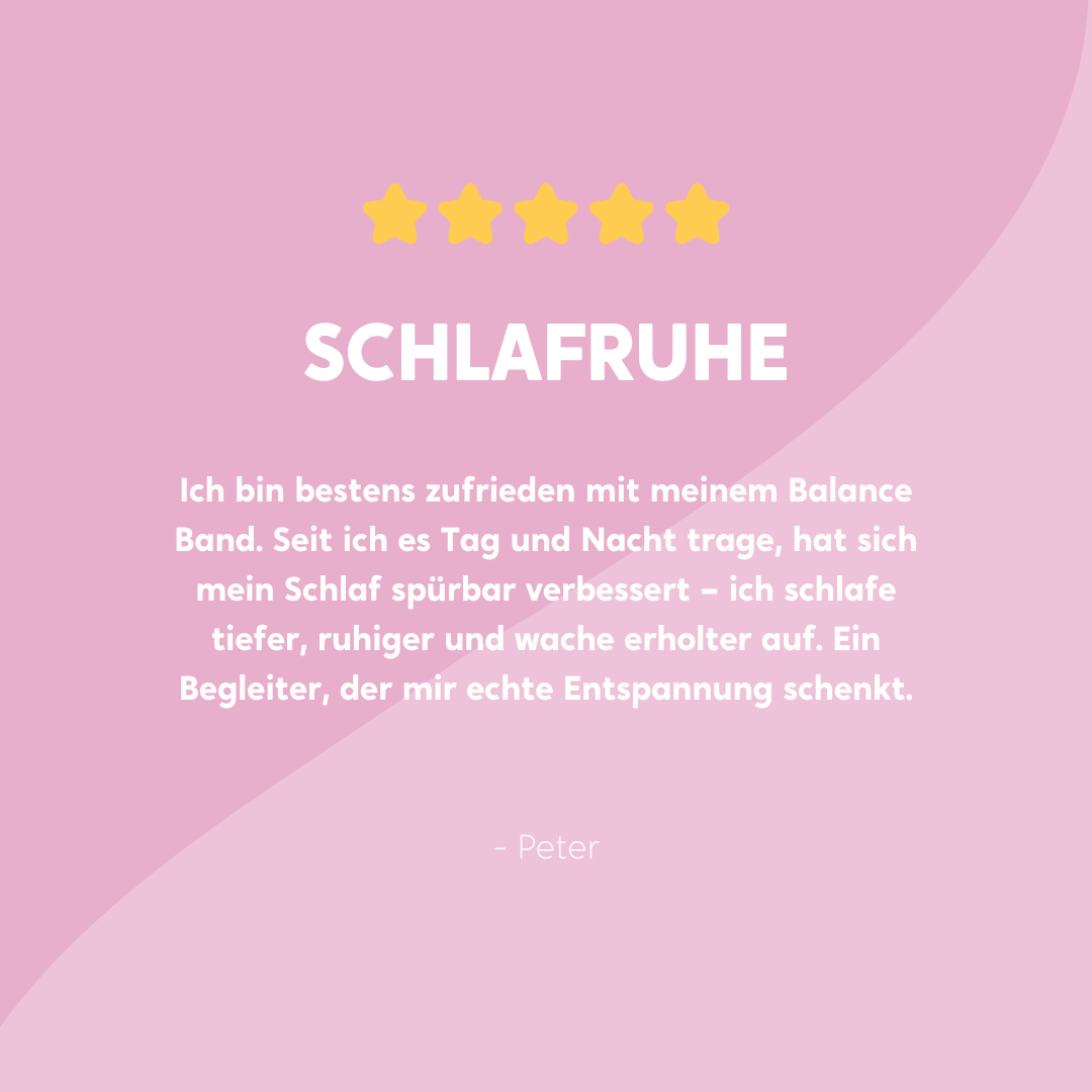 Balance Band™ Blossom-Pink – Handgefertigt mit Naturbernstein