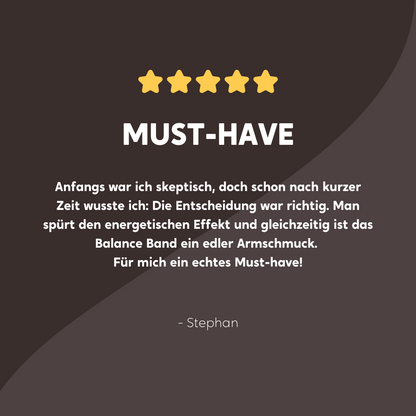 Balance Band™ Croc-Brown – Handgefertigt mit Naturbernstein