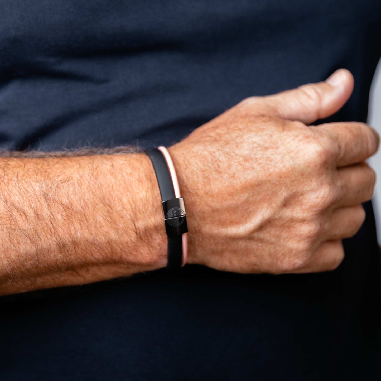 Balance Band™ Blossom-Pink – Handgefertigt mit Naturbernstein