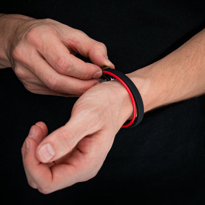 Balance Band™ Chili-Red – Handgefertigt mit Naturbernstein