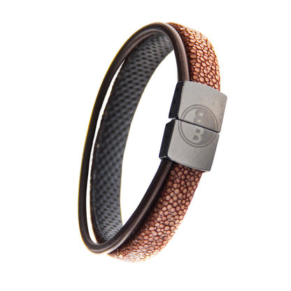Balance Band™ Brown-Sea Rochen – Handgefertigt mit Naturbernstein